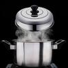 Cooking Pot Cover Stainless steels Wok Lid Skillets Cover Pan Cooker Replacement Lid for Pots, Frying Pan, Tall Pans