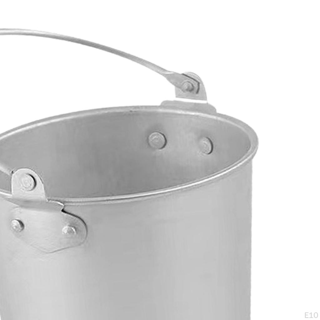 Alloy Ice Beverage Bucket, Drink Party Supplies Portable Tableware Sink Bucket for Home