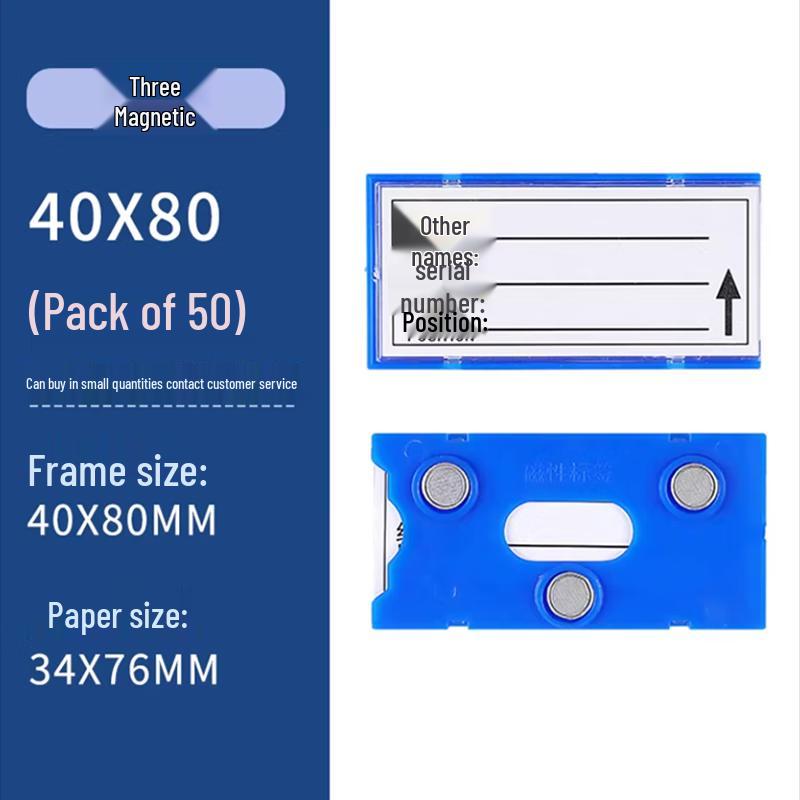 Strong Magnetic Warehouse Shelf Labels