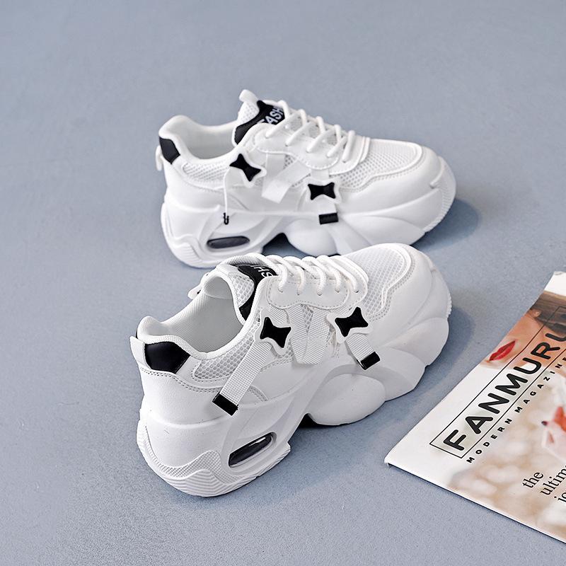 ins Han platform dad shoes 2025 autumn new street shot student running sneakers heightening casual YB-2809