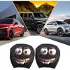 Universal Car Headrest Covers Cartoon Big Eye Design For Commuting Travel Halloween Christmas Holiday Theme Gift
