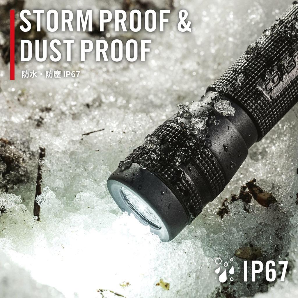 COAST GX10 LED Max 550 Durable Polymer Resin Waterproof and Compatible with Both Dry and Rechargeable Ideal for Crime Prevention and Disaster