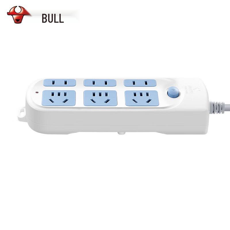 Gongniu GN-609 6-Outlet Power Strip with 3m Cord CN plug (adapter included)