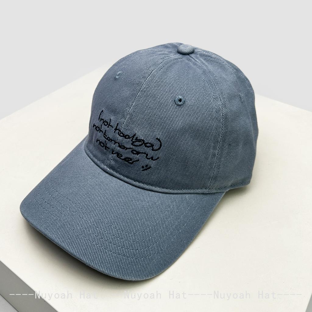 Baseball Letteringing Alphabet Stitched Simple KFashion Style Korean Women Men Her Him For Fresh Caps Peaked Hats Sunshade Personal Versatile