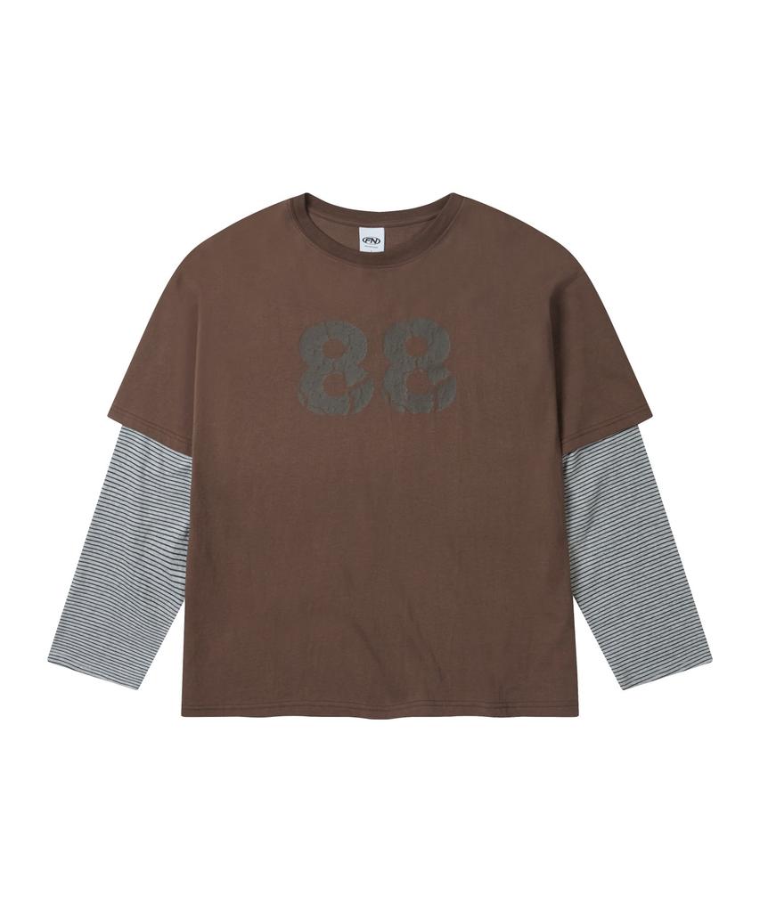 FERNOV 88 Layered Long Sleeve Brown