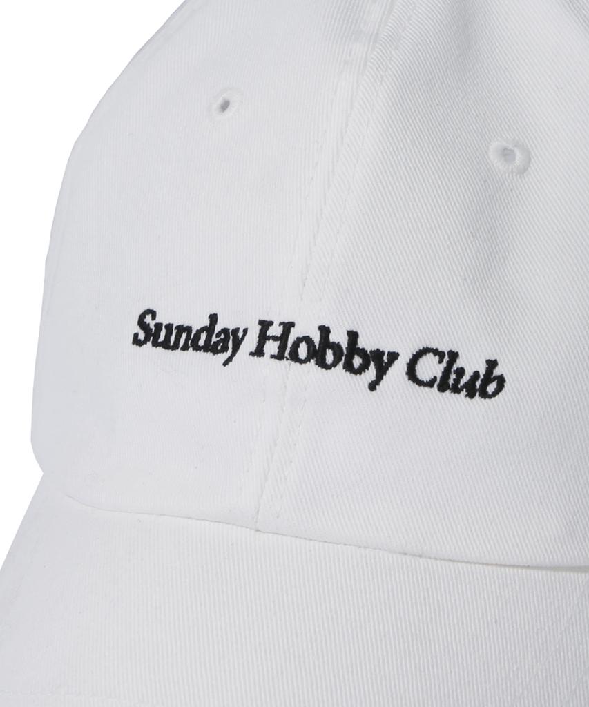 SUNDAY HOBBY CLUB 22Ss Signature Logo Curved Cap - Off White