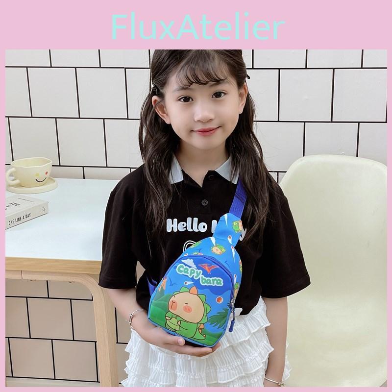 Childrens Capybara Cute Pattern Single Shoulder Crossbody Chest Bag Gift Kids