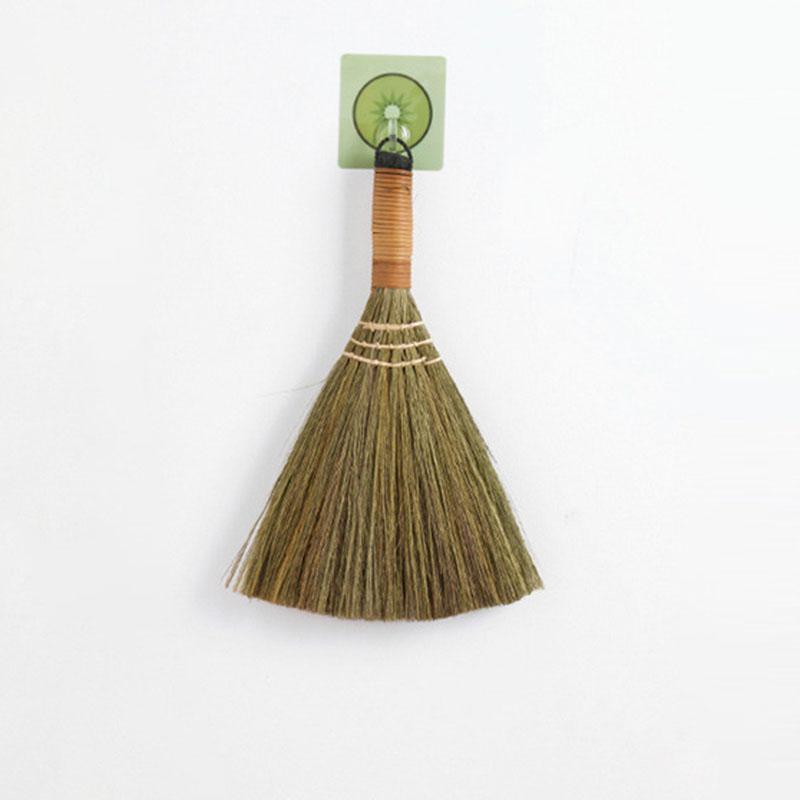 Japanese Style Broom With Short-Handle Sweeping Soft Bristle Design For Office Lobby Garage Garden