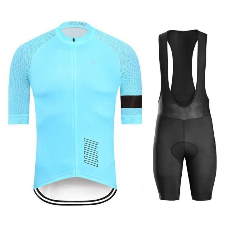 Unisex Cycling Jersey Set Short Sleeve Quick Dry Breathable Bike Riding Apparel XS