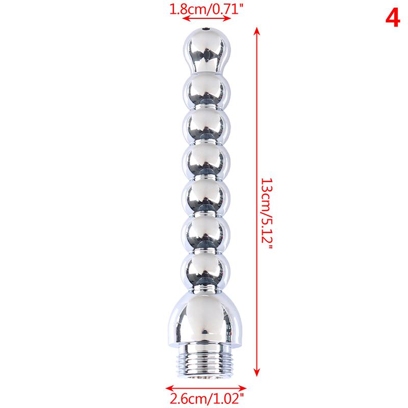 Aluminum Anal Cleaning Enema Shower Bidet Anal Anus Clean Plug Colonic Washer