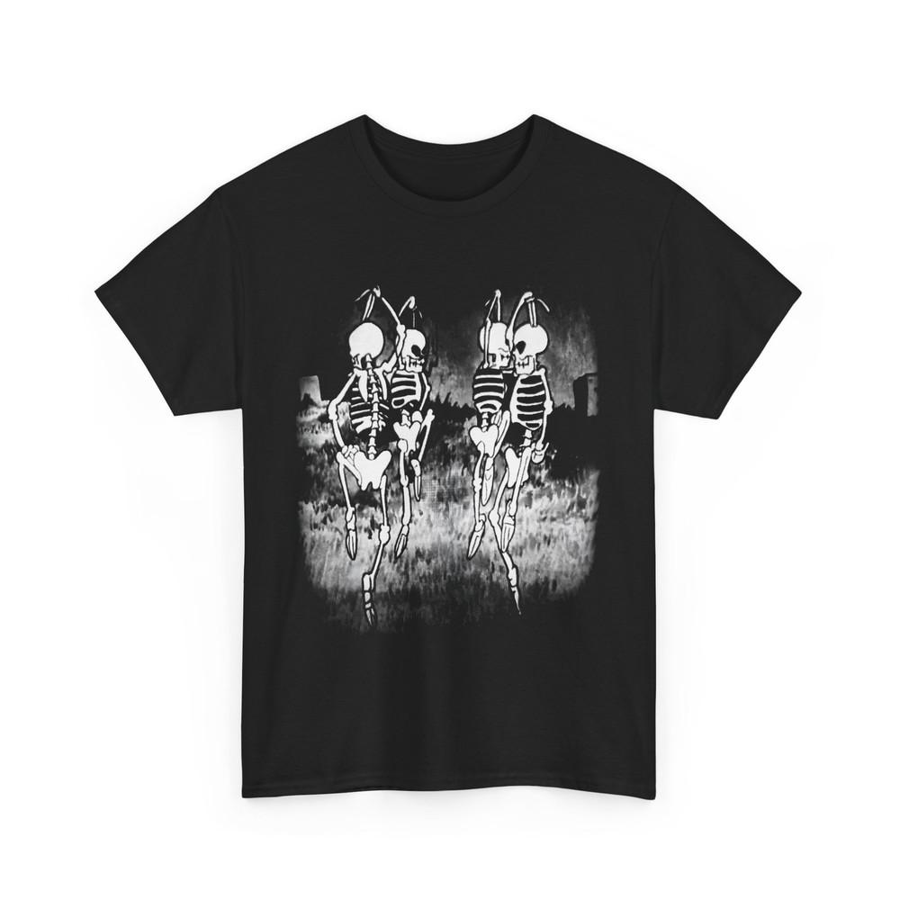 

1929 the skeleton dance stretched graphic tshirt L