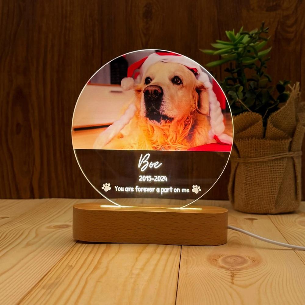 

Pet Dog Memorial Plaques With Custom Dog Photos To Honor Pet Loss Personalized Gifts And Unique Keepsakes Including Free Custom 3-color