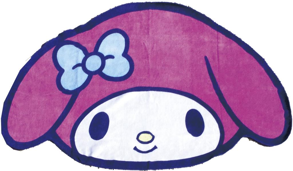 Marushin Sanrio My Melody Bath H85 X Melo Melo 3125004600 Towel, W150cm, Beach,