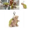 Plush Turtle Keychain With Pp Cotton Filling For Kids And Collectors