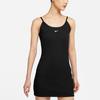 Nike Solid Color Knitted Sleeveless Dress Women Dresses Black DM8878-010