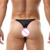 Herren Sexy G-String T-Rücken String Bikinihöschen Luxuriöse Seidige Dessous Unsichtbarer Träger Unterwäsche Beutel Höschen Bikinihöschen