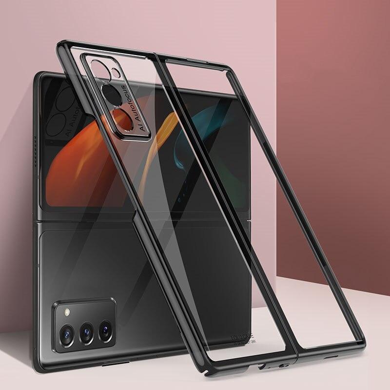 Для Samsung Galaxy Z Fold 2 5G Корпус Покрытие Рамка Прозрачный Жесткий ...