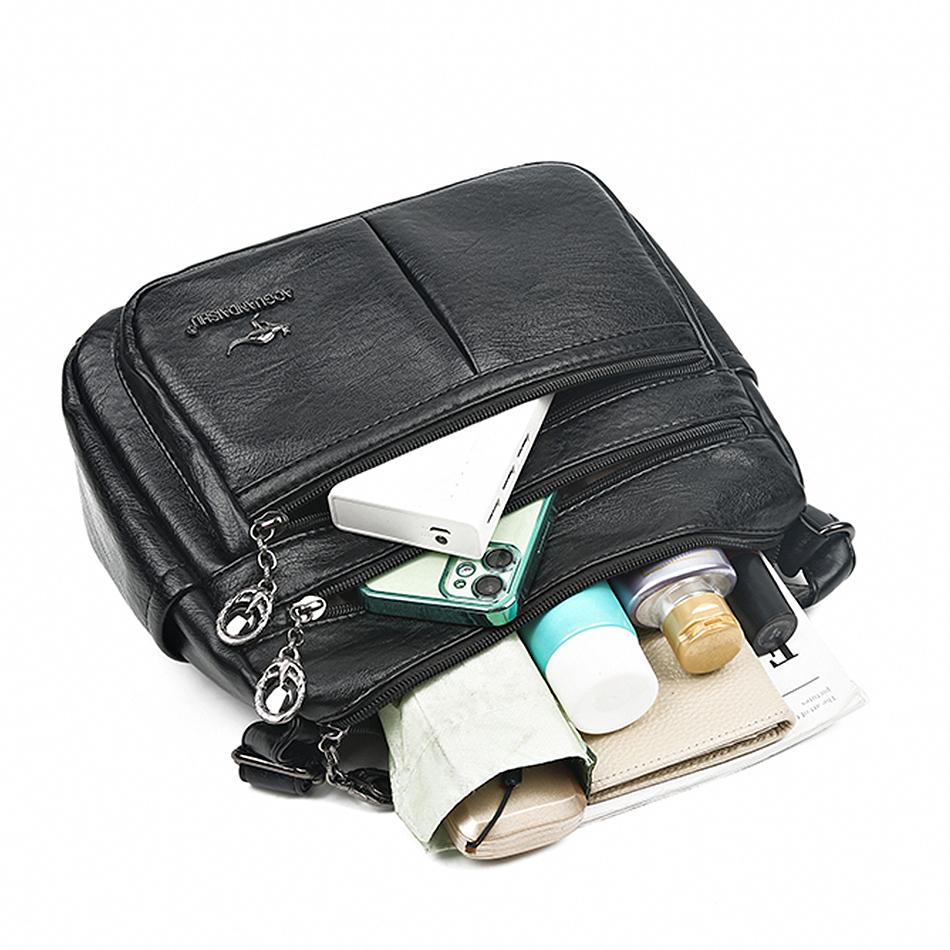 2023 Trend Genți de umăr din piele moale, de înaltă calitate, pentru femei