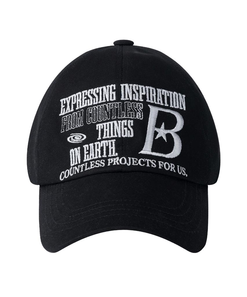 BAUF B Logo Ball Cap [All Black]