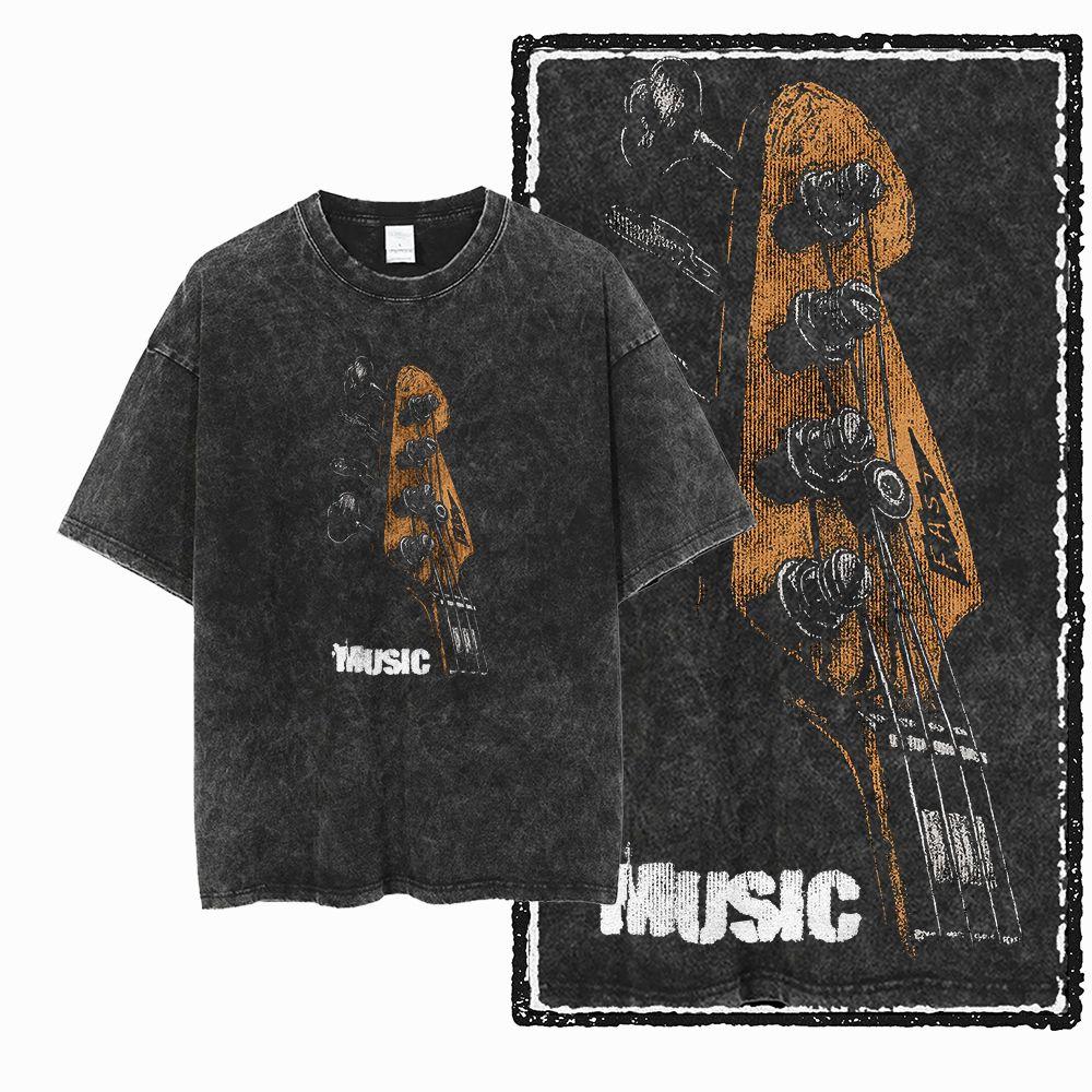 G Exclusive Pure Cotton Mens Vintage Creative GraphicTshirt Acid Washed Streetwear Big Size Cool Oneck mens Tee Tshirt