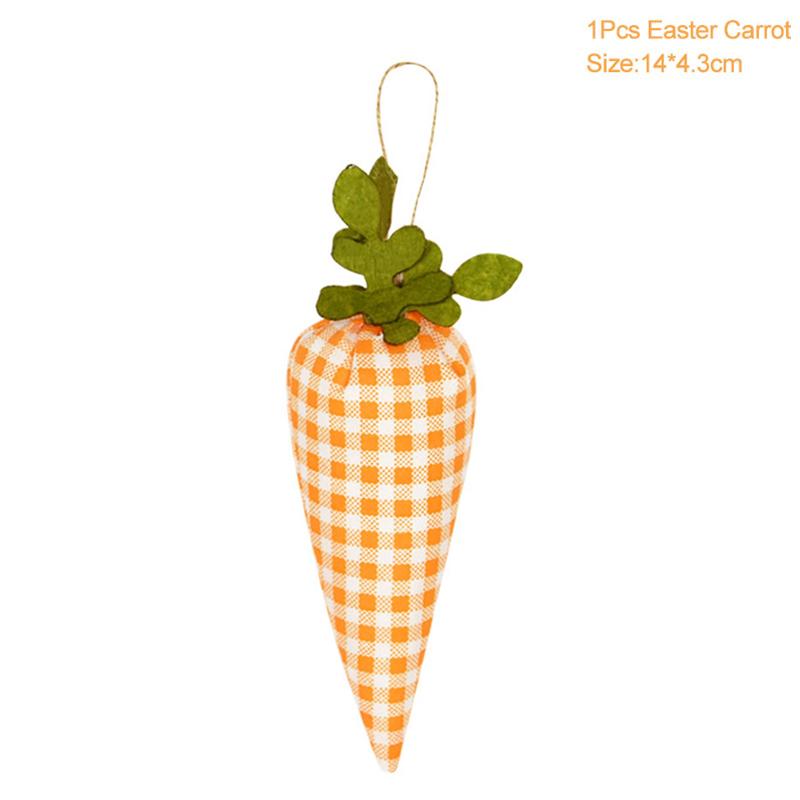 

3/1pcs Nov Woven Easter Carrots Ornaments Hanging Pendant for Easter Home Decorations Supplies 2023 Kids Easter Favors Gifts Toy