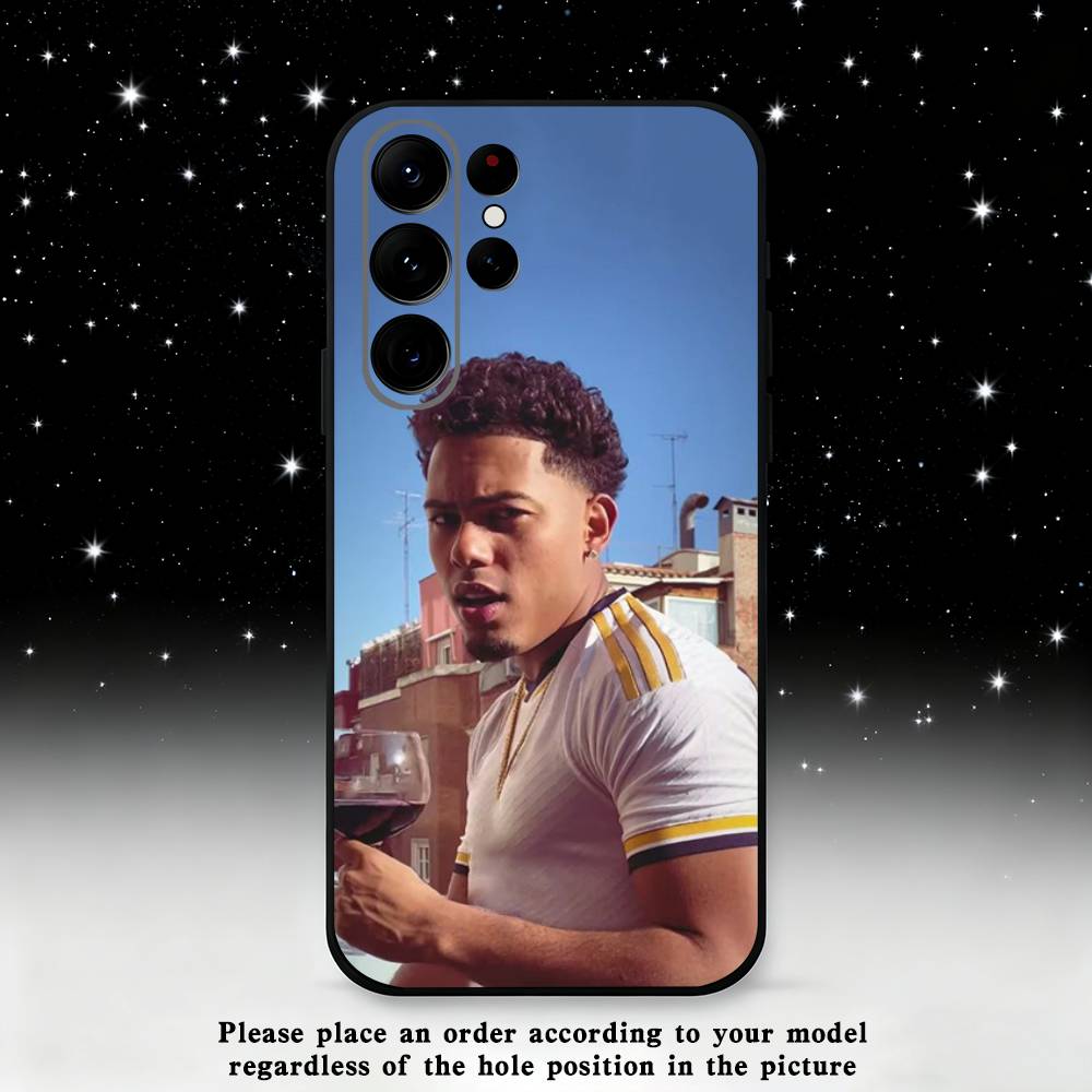 Singer M-Myke T-Towers Cool Phone Case For Samsung S 25,24,23,22,30,21,10,9,Ultra,Plus,Lite,FE,4,5 G Black Soft Case
