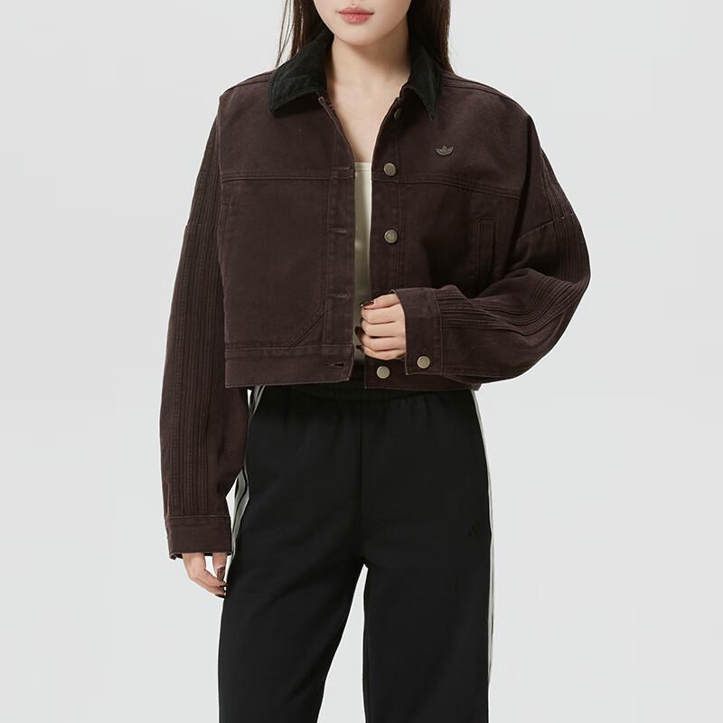 Adidas Women s Sportswear Woven Jacket KC8889 L темный кофе