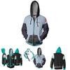 Gemütlicher Anime Hatsune Miku Vocaloid Hoodie mit lebhaftem 3D-Grafikdesign für Komfort