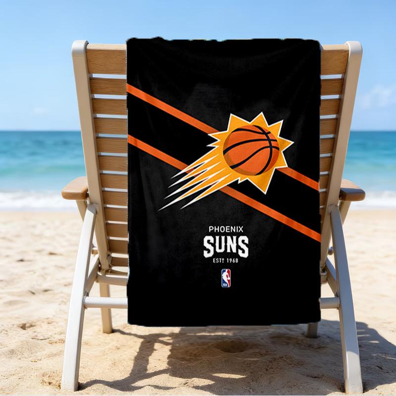 Phoenix Basketball Team Quick-Dry Microfiber Beach Towel Super Soft & Absorbent for Bath, Beach, Travel Bath Time Accessory, Fan Gifts