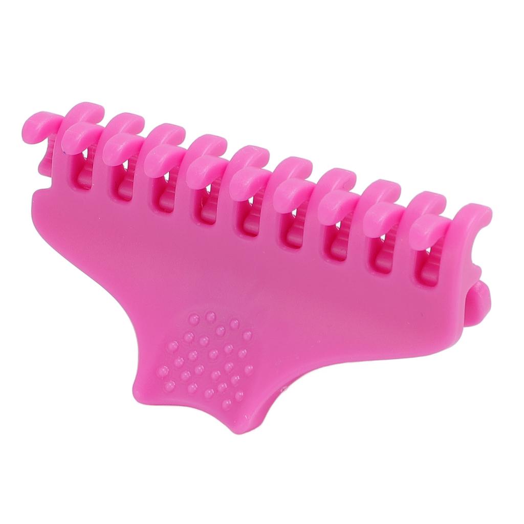 25 Stück Rosa Lockenwickler-Klammer-Set Dauerwellen-Kieferklammern Haarwurzel-Volumen-Clip Flauschiges Styling-Werkzeug für Friseursalon