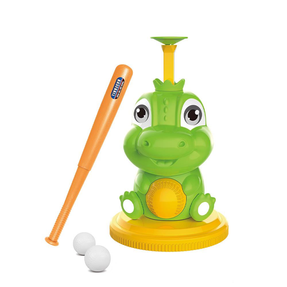 Dinosaur-Themed Baseball Catapult Set - Fun Outdoor Sports Toy Gift
