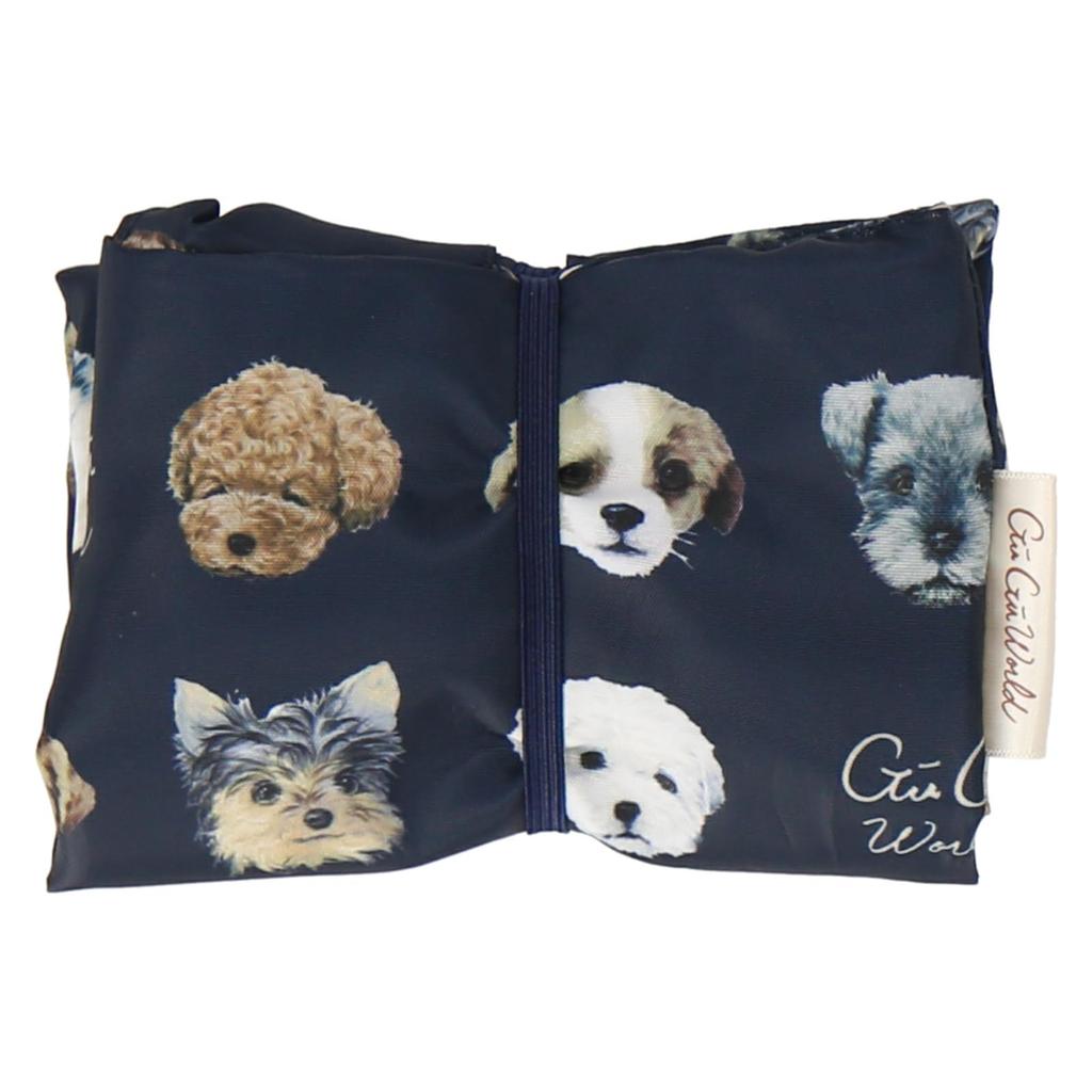 Folding Bag 36501504 Eco Bag for Cats 36501504B Navy 41cm wide x 32cm long x 17cm deep Handle width 5cm Length 30cm [GooGoo World] Women, Dogs, [B]