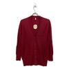 TOYOBOSHI Azuki NAEBA-STH Cashmere Silk 09IT-CS0003 Knit Cardigan Tops F Deep redUsed