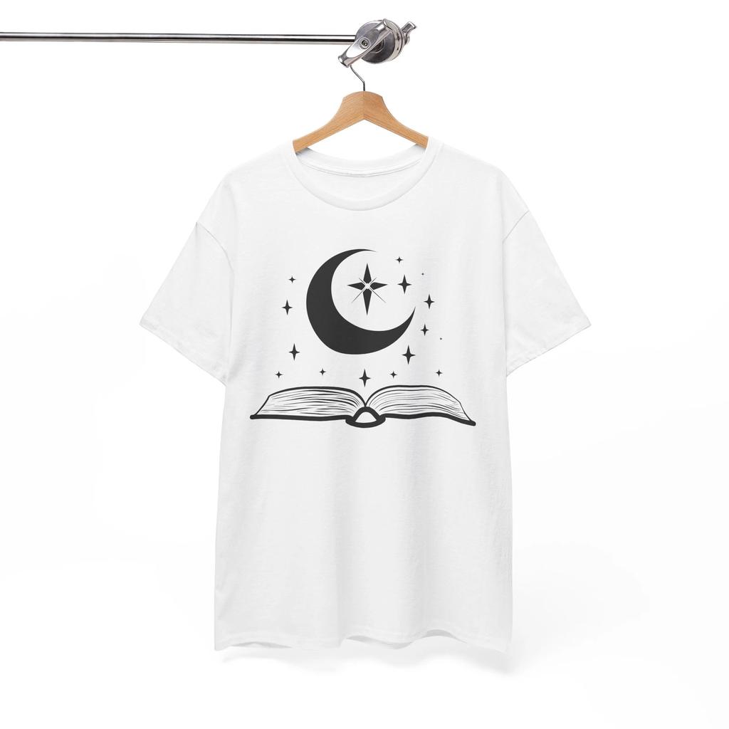 Fantasy Moon Book Shirt | Magical Creatures Shirt | Mythical Adventure T-Shirt