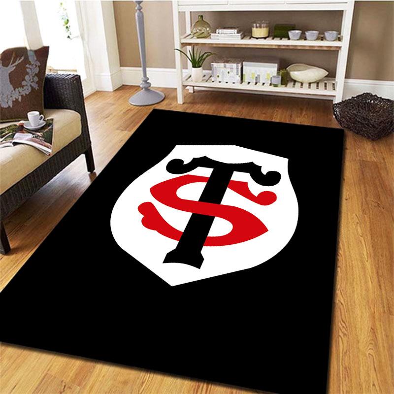 Stade Toulousain Carpet Rug for Living Room Bedroom Home Sofa Decoration,Kids play Non-slip Floor Mat