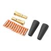 15Pcs Flux Core Gasless Nozzle Tips Kit K3493-1 with 0.039in 1mm Electrode for FC90/80GL MIG Welding