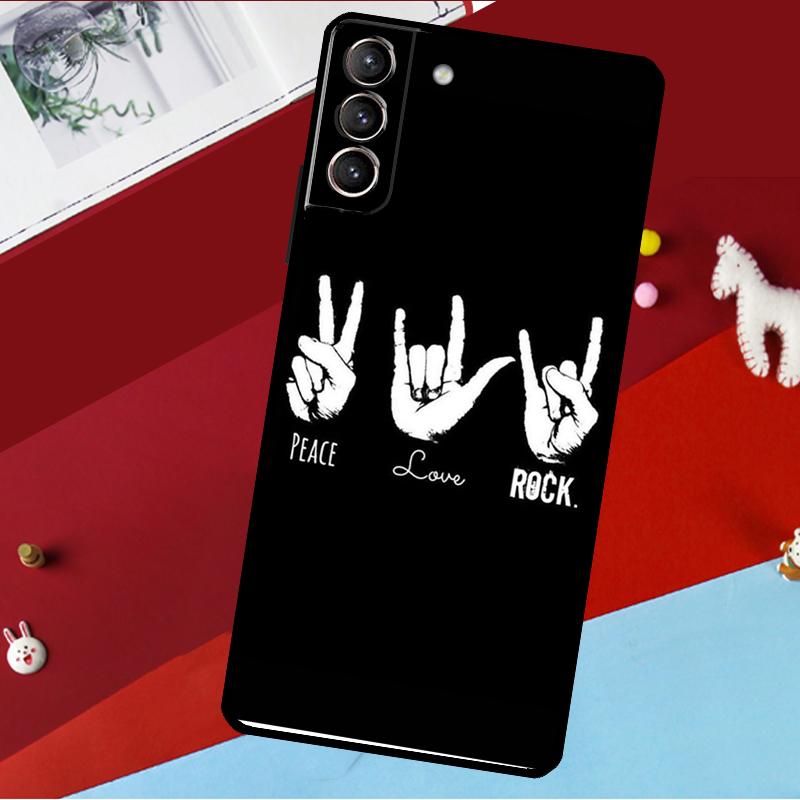 Punk Rock Funda For Samsung Galaxy S25 S24 S21 S22 S20 Ultra S9 S10 Plus S23 FE S24 FE Phone Case Galaxy S24 FE