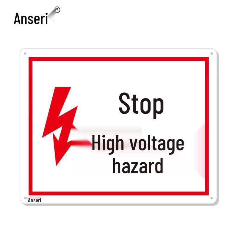 Industrial Safety Warning Signs ABS Plastic