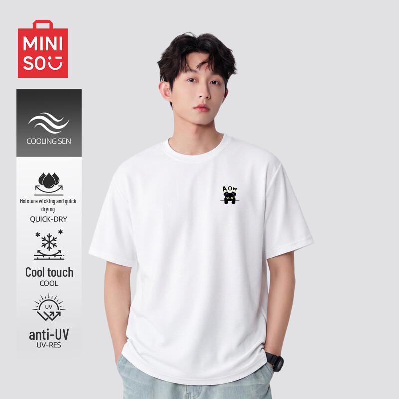 MINISO Men's Cool-Touch Short Sleeve T-Shirt
