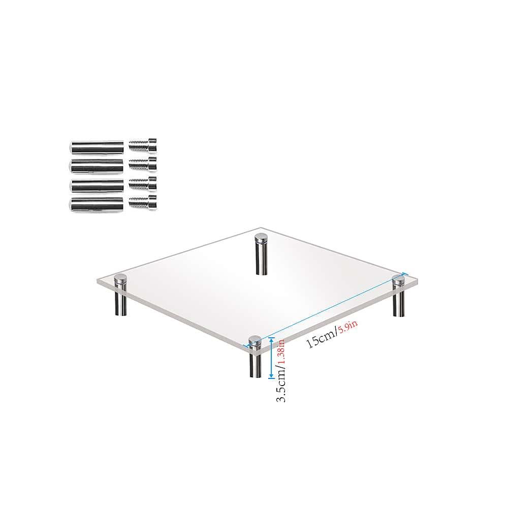 Acrylic Multi-functional Desktop Display Rack Organizer Stand for Jewelry, Blind Boxes, Badges, Anime Figures, Trays & Holders