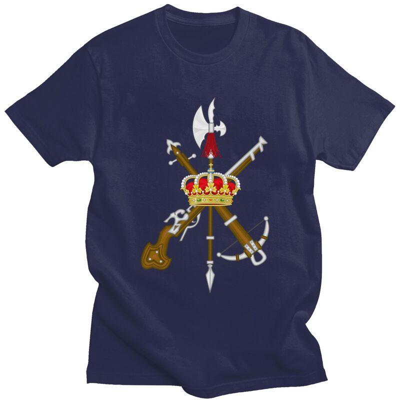 

Custom Spanish Legion T Shirts for Men 100 Cotton Tee Tops Spain Army Military Tshirt ShortSleeve Fashion Tshirt Clothes 4XL