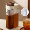 Transparent Coffee Cold Brew Pot 1L Tea Pitcher Household Water Kettle  Office