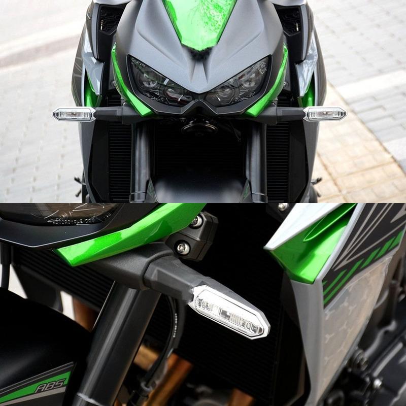 Passend für Z900 Z900RS Für KAWASAKI Z125 Z250 Z250SL Z300 Z400 Z650 Z750 Z800 Z1000 Z1000R LED Blinker Leuchte Blinker
