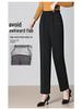 Women's High Waist Slim-Fit Casual Pants - Versatile Spring/Autumn Fashion, Loose & Elastic