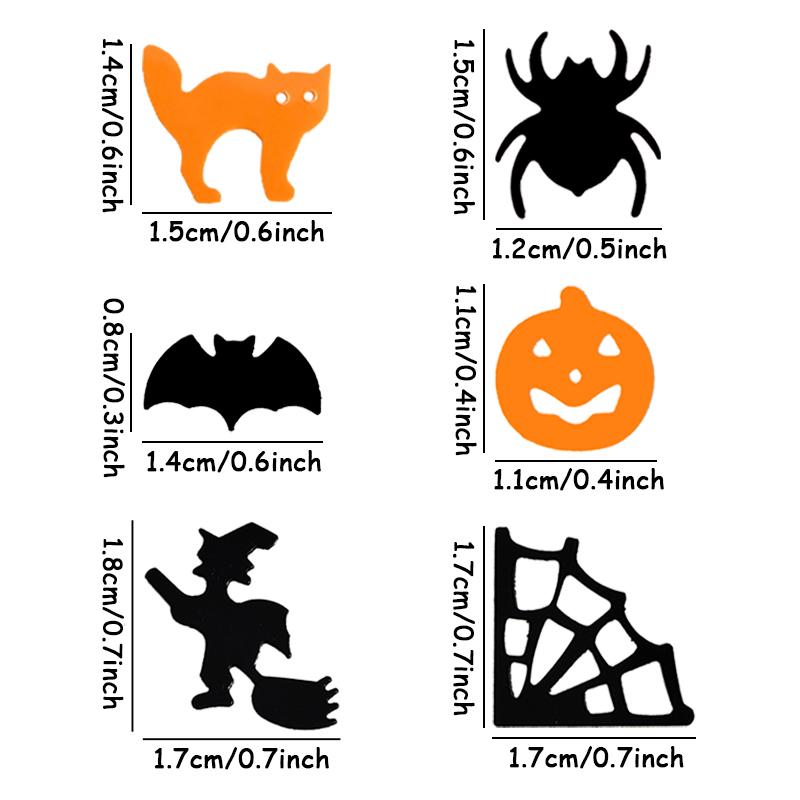 15g Halloween Party Table Scatter Confetti Plastic Pumpkin Spider Webs Sequins Confetti Trick or Treat Tables Scatter Decoration