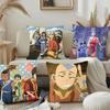 A-Avatar The Last Airbender Throw Pillow Covers Pattern Cushion Cover Suitable For Sofa Bedroom Car Pillow Cover