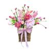 2025 New 2025 New Spring Wreath Simulation Garland Plant Door Hanging Home Hanging Basket Decoration