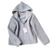 Autumn Winter Imitation Lamb Wool Coat Women Warm Polar Fleece Thicken Hooded Short Outerwear Woman Loose Cardigan Tops