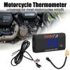 12V 0~120°C Monitor Motorcycle Thermometer Water Tank Retrofit Temperature Meter Indicator Warning With Sensors