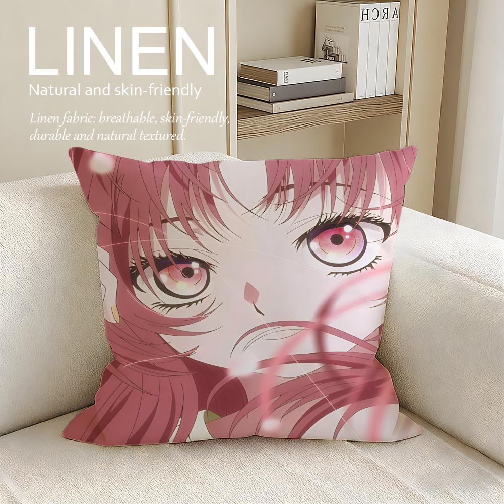 

Romance The Girl I Like Forgot Her Glasses Cushion Cover Pillowcase Set Pcs x x Breathable Washable Sofa Cushion Cover 30X30cm